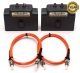 Ideal Lantek MM Test Adapters with fiber cables
