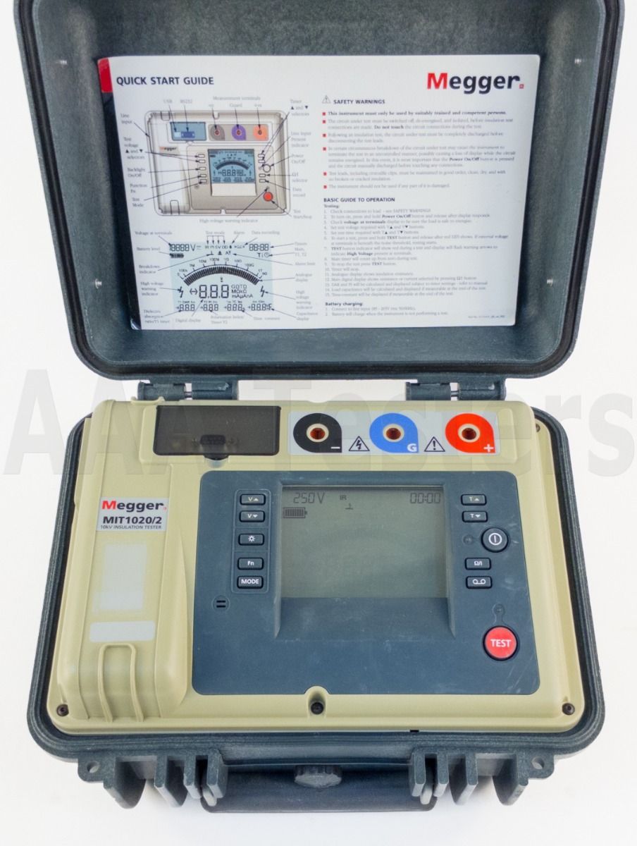 On Sale! Megger MIT1020-2 High Insulation Resistance Tester Model