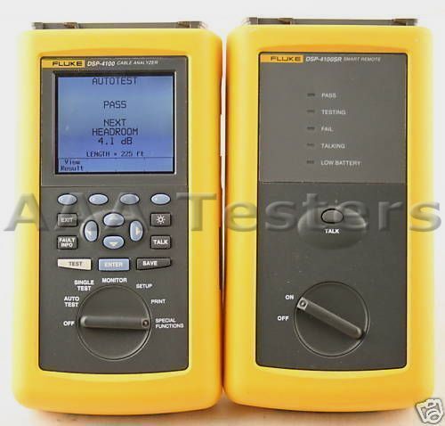 FLUKE ケーブルアナライザー DSP-4100 / スマートリモート DSP FLUKE ケーブルアナライザー DSP-4100 / スマートリモート DSP