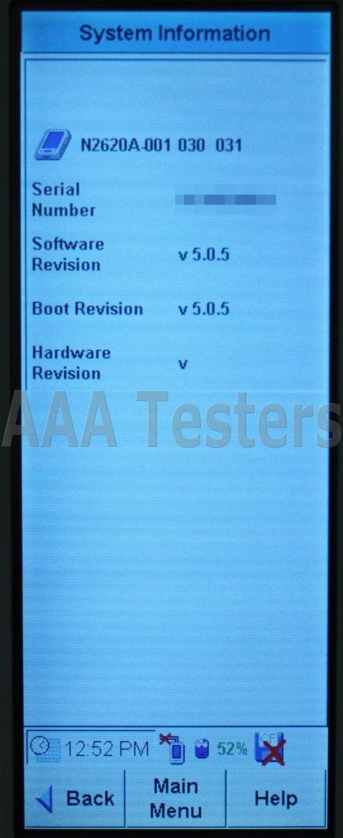 める On Sale! Agilent Framescope Pro N2620A-001 Fiber Network Analyzer