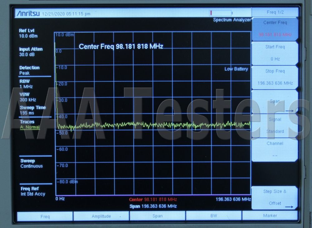 On Sale! Anritsu MS2721B Spectrum Master Analyzer Model MS-2721B