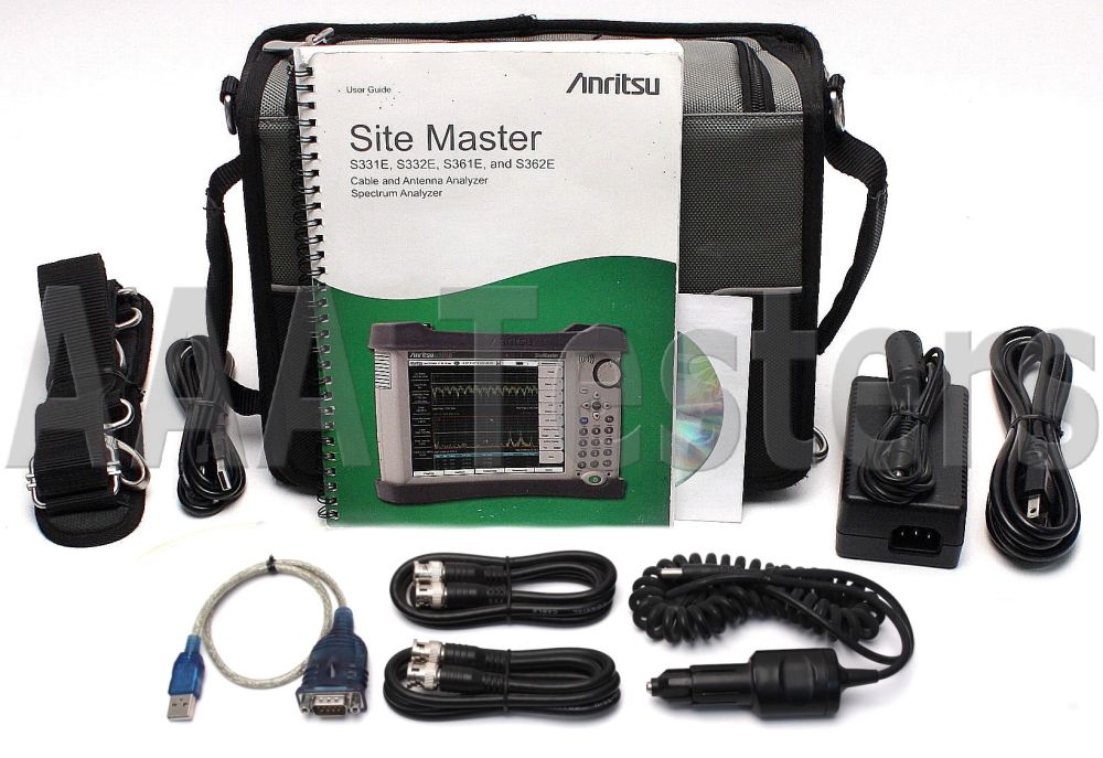 Anritsu Site Master S332E Cable & Antenna Analyzer w/ Opts 28, 29