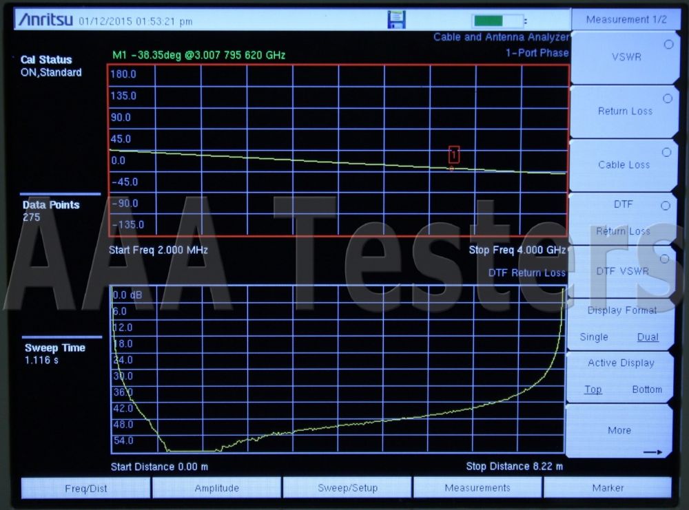 Anritsu Site Master S332E Cable & Antenna Analyzer w/ Opts 28, 29