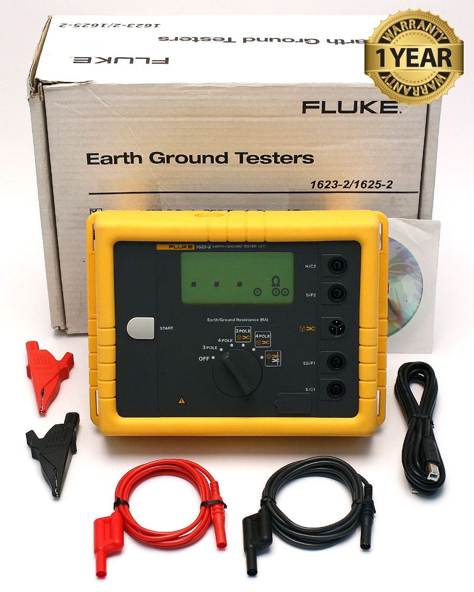 On Sale! Fluke 1623 Earth Ground Tester Model VT650
