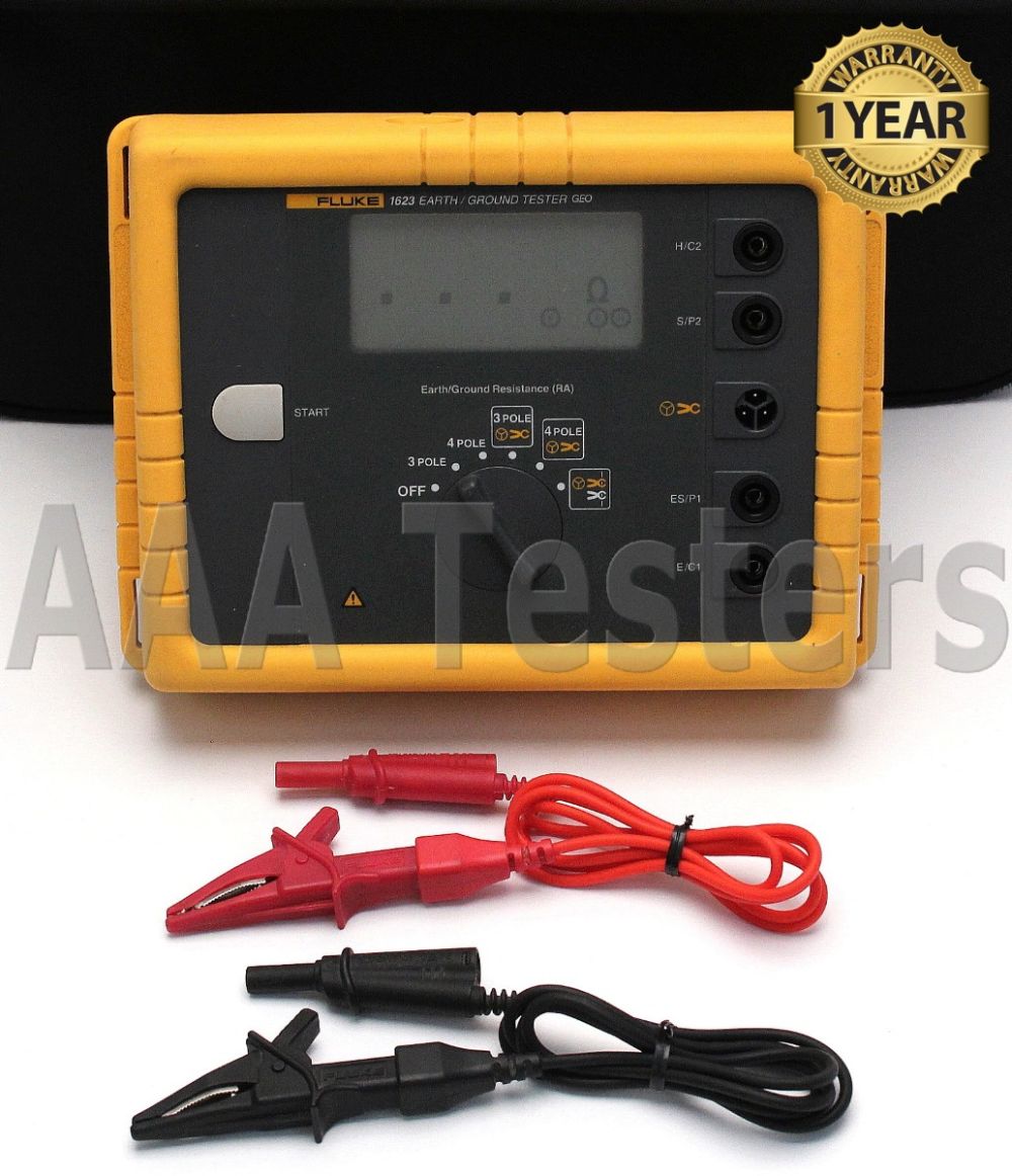 On Sale! Fluke 1623 Earth Ground Tester Model 1623