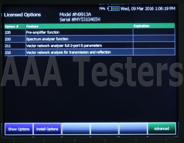 On Sale! Agilent N9913A FieldFox Model N-9913A Agilent 9913A