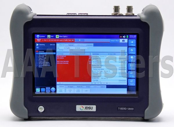 On Sale! JDSU T-BERD 5800 Ethernet Network Tester Model T-BERD5800