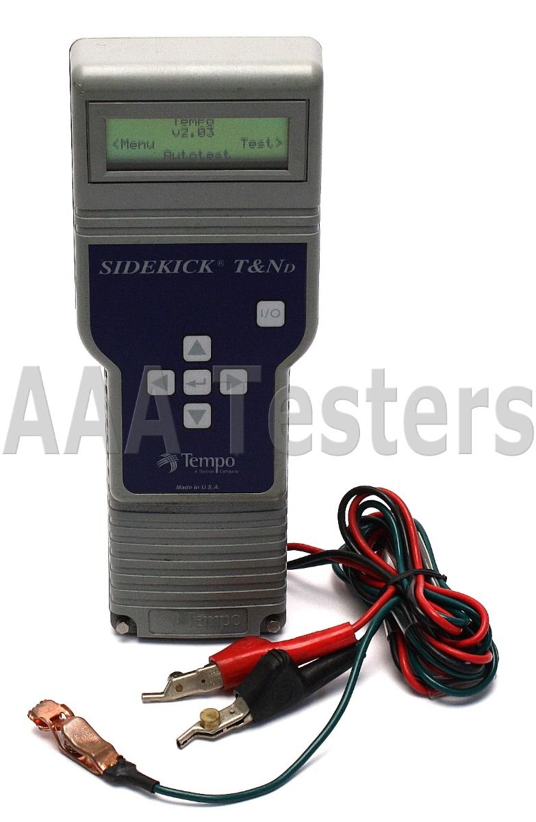 Testeur Tempo SideKick Plus Xdsl – Greenlee 1155-5003, Collé, Vectoriel (occasion)