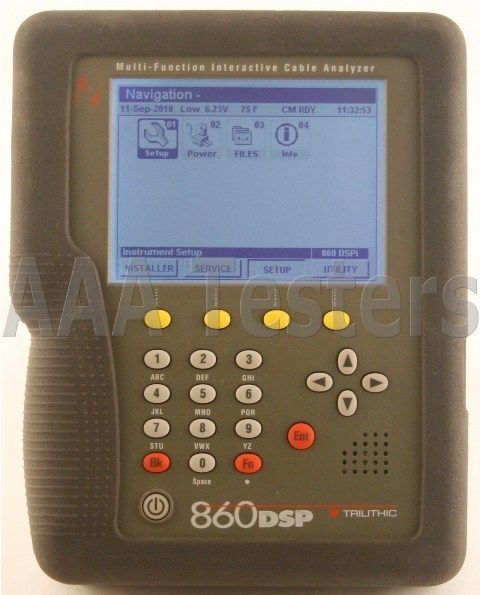 Trilithic 860 DSP CATV Analyzer Battery Not included 