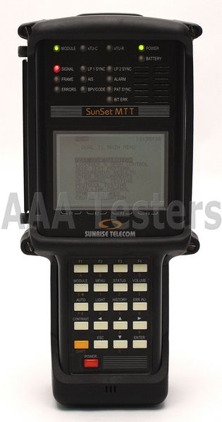 Details about   Sunrise Telecom SunSet MTT Handheld Tester W/ Dual T1 Module SSxDSL-8 